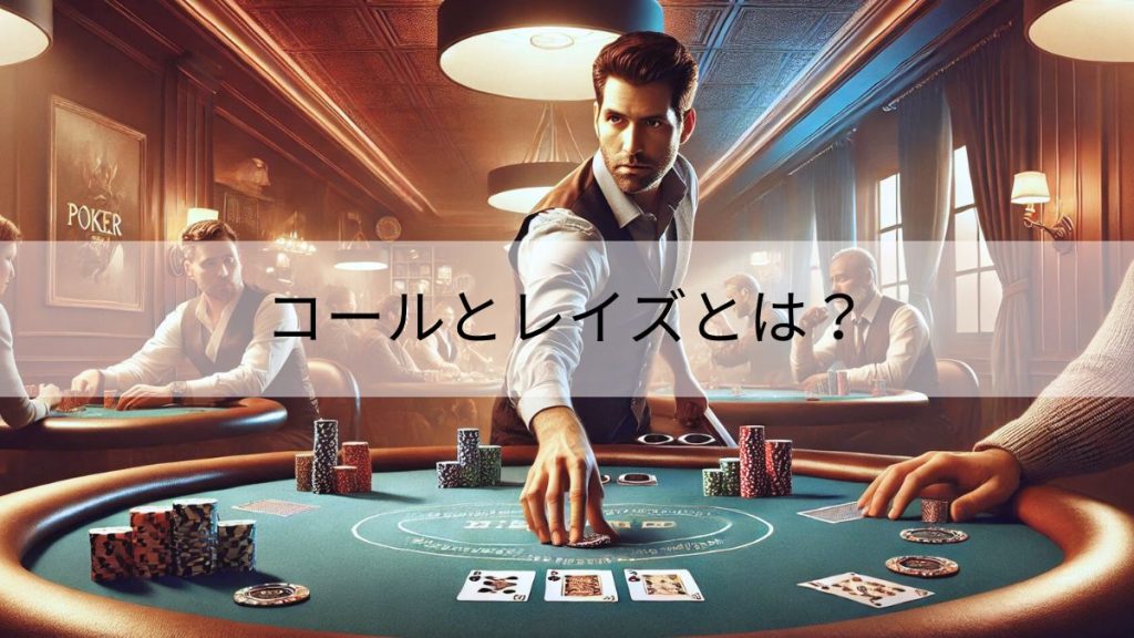 ポーカーにおけるコールとレイズとは？